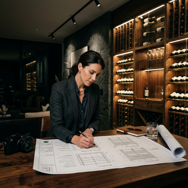 Diseño a Medida: El Arte de Integrar una Vinoteca en tu Arquitectura